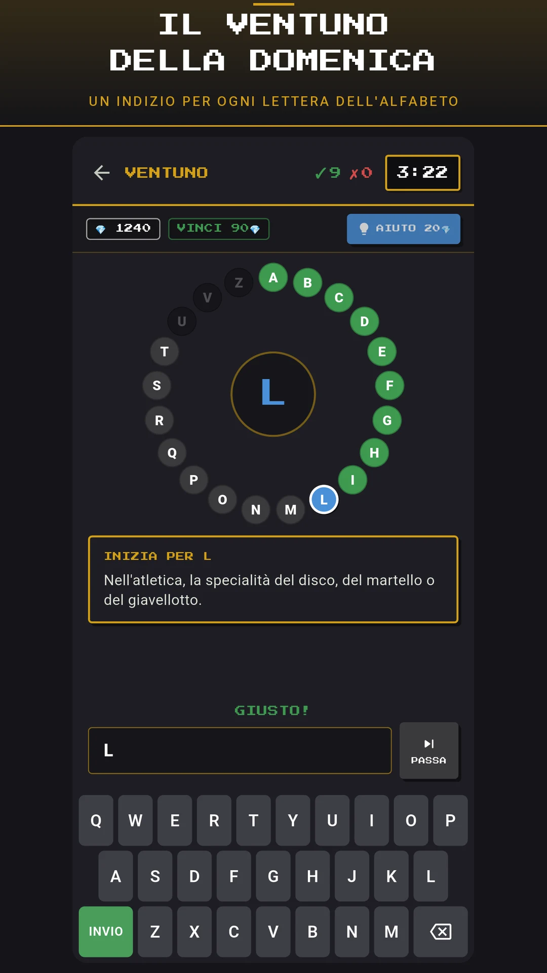 Tre Enigmi: Parole e Anagrammi screenshot