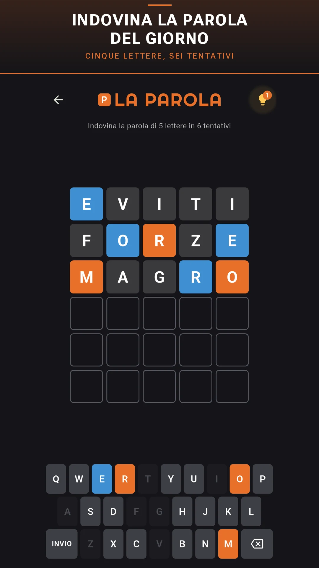 Tre Enigmi: Parole e Anagrammi screenshot